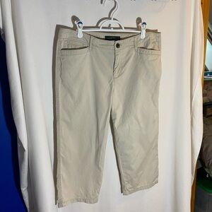Lauren Jeans Co, Ralph Lauren Khaki capris, size 10